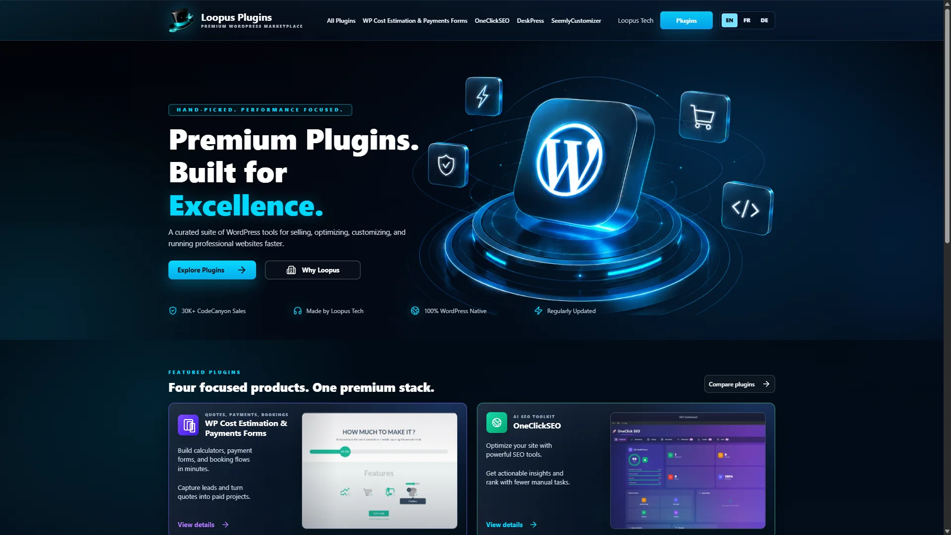 Capture du projet Loopus Plugins